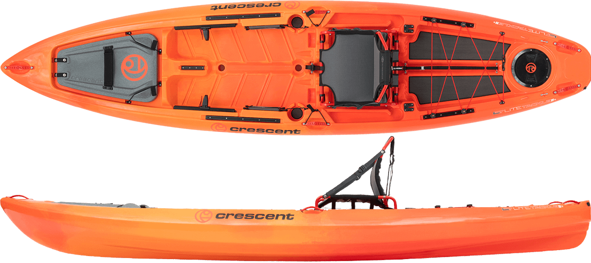 Crescent Litetackle II Fishing Kayak - Battlefield Outdoors